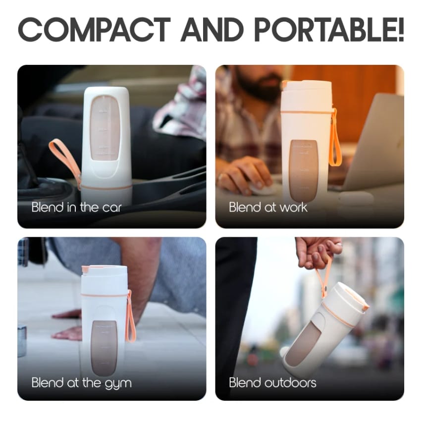 ✨ "Portable Rechargeable Juicer Blender Bottle 🍊 | Compact Smoothie Maker for Fresh Juice, Shakes & Travel Use" ✨